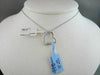ESTATE .58CT DIAMOND 14KT WHITE GOLD OPEN MICRO PAVE HEART PENDANT & CHAIN