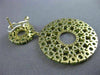 ESTATE LARGE .75CT DIAMOND & MULTI GEM 14K 2 TONE GOLD BOHEMIAN GREEN EARRINGS