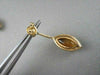 ESTATE 14KT MARQUISE 6.05CTW AAA CITRINE & DIAMOND WHITE & YELLOW GOLD EARRINGS