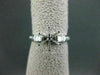 ESTATE .56CT DIAMOND 14KT WHITE GOLD BAGUETTE SEMI MOUNT ENGAGEMENT RING #3053