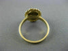 ESTATE 14KT YELLOW GOLD TIGER EYE 3D CLASSIC OVAL ROPE SOLITAIRE FUN RING #26069