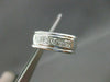 ESTATE 1.26CT DIAMOND 5 STONE PLATINUM CHANNEL MENS ANNIVERSARY RING F/VS #18705