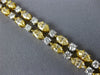 LARGE 27.42CT MULTI COLOR DIAMOND 18KT TRI COLOR GOLD MULTI LEAF TENNIS NECKLACE