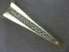 ESTATE .50CT DIAMOND 14K YELLOW GOLD 3D TRILLION TRIANGULAR ANCHOR LOVE NECKLACE