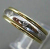 ESTATE .50CT DIAMOND ETOILE ETERNITY 14KT W&Y GOLD ANNIVERSARY RING SHARP! 11369
