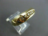 ESTATE WIDE .15CT DIAMOND 14KT YELLOW GOLD 5 STONE MENS ANNIVERSARY RING #10111