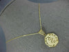 ESTATE 14KT YELLOW GOLD 3D HEXAGON HEALTH GUARD ENGRAVEABLE CHARM PENDANT #25079