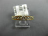 ESTATE .50CT DIAMOND 14KT YELLOW GOLD 3D ETOILE CHANNEL PROMISE ENGAGEMENT RING