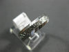 ESTATE WIDE 14KT WHITE GOLD 3D FILIGREE STAR WEDDING ANNIVERSARY RING #1055