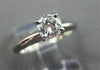 ESTATE .41CT DIAMOND PLATINUM SOLITAIRE ENGAGEMENT RING E SI JUST AMAZING #19334