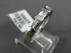 ESTATE WIDE .59CT BAGUETTE & DIAMOND 14KT WHITE GOLD 3D WEDDING ANNIVERSARY RING