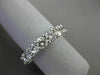 ESTATE 4.50CT DIAMOND 14K WHITE GOLD ETERNITY WEDDING ANNIVERSARY RING #21955