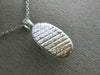 ESTATE .25 DIAMOND 14K WHITE GOLD BABY GIRL SHOE FLOATING PENDANT & CHAIN #19097