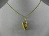 ANTIQUE 14KT YELLOW GOLD 3D CLASSIC SAN FRANCISCO TROLLEY CAR PENDANT #26312