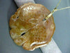 ANTIQUE LARGE AAA CARNELIAN HAND CRAFTED 14KT Y GOLD LUCKY CHARM PENDANT #22356