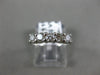 ESTATE .50CT DIAMOND 14KT WHITE GOLD 5 STONE SHARE PRONG ANNIVERSARY RING #18888