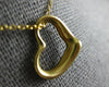 ESTATE TIFFANY & CO. PERETTI 18KT YELLOW GOLD 3D OPEN HEART FLOATING PENDANT
