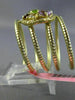 LARGE 2.40CT DIAMOND & AAA MULTI GEM 14KT YELLOW GOLD FLEXIBLE FLOWER SNAKE RING