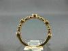 ESTATE .26CT DIAMOND 14K ROSE GOLD 3D FLOWER FILIGREE WEDDING ANNIVERSARY RING