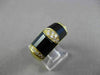 ESTATE LARGE .25CT DIAMOND & AAA ONYX 18KT YELLOW GOLD 3 DIMENSIONAL FUN RING