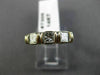 ESTATE .75CT PRINCESS DIAMOND 14KT TWO TONE GOLD WEDDING ANNIVERSARY RING #7305