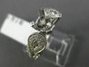 ESTATE .79CT DIAMOND 14KT WHITE GOLD 6 PRONG FILIGREE SEMI MOUNT ENGAGEMENT RING