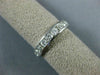 LARGE 2.0CT DIAMOND 14KT WHITE GOLD ROUND 3D CHANNEL ETERNITY ANNIVERSARY RING