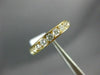 ESTATE 1.0CT DIAMOND 14KT YELLOW GOLD ROUND CHANNEL COMFORT FIT ANNIVERSARY RING