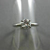 ESTATE .41CT DIAMOND PLATINUM SOLITAIRE ENGAGEMENT RING E SI JUST AMAZING #19334