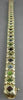 ESTATE 7.80CTW AMETHYST TOPAZ PERIDOT GARNET CITRINE 14K GOLD LINE BRACELET 2619