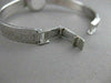 ANTIQUE BUCHERER OLD MINE DIAMOND 18KT WHITE GOLD MECHANICAL WATCH 6.25" #20763