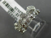 ESTATE .26CT DIAMOND 14KT WHITE GOLD 3D FLEUR DE LIS ETERNITY ANNIVERSARY RING