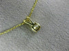 ESTATE .30CT ROUND DIAMOND 14KT YELLOW GOLD 3D CLASSIC HANGING PENDANT #15767