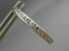ESTATE .80CT DIAMOND 14KT WHITE GOLD CLASSIC CHANNEL HOOP HUGGIE EARRINGS #17583
