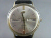 ANTIQUE 18KT GOLD ROUND FACE Jules Jurgensen AUTOMATIC DATE MEN'S WATCH #21640