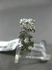ESTATE .26CT DIAMOND 14KT WHITE GOLD 3D FLEUR DE LIS ETERNITY ANNIVERSARY RING