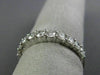 ESTATE .85CT DIAMOND 18K WHITE GOLD SEMI ETERNITY ROUND WEDDING ANNIVERSARY RING