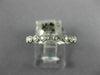 ESTATE .52CT DIAMOND 18K WHITE GOLD 3D ROUND 3mm BEZEL ETERNITY ANNIVERSARY RING