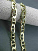 ESTATE 14KT YELLOW GOLD CLASSIC SOLID MARINER MENS NECKLACE CHAIN 16" #22481