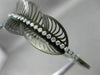 ESTATE 1.25CT DIAMOND 14KT BLACK GOLD 3D MULTI LEAF HANDCRAFTED BANGLE BRACELET