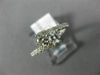 ESTATE 1.0CT ROUND DIAMOND 14KT WHITE GOLD 3D CLASSIC TWO STONE CRISS CROSS RING
