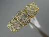 ESTATE WIDE 1.04CT DIAMOND 18KT YELLOW GOLD GRADUATING WEDDING ANNIVERSARY RING