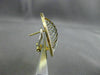 ESTATE LARGE 1.51CT DIAMOND 18K WHITE & YELLOW GOLD 3D FILIGREE CLIP ON EARRINGS