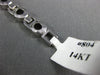 LONG & WIDE .90CT DIAMOND 14KT WHITE GOLD 3D OVAL PAVE SQUARE FUN BRACELET #804