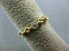 .25CT DIAMOND 14K YELLOW GOLD 3D 5 STONE FILIGREE SEMI ETERNITY ANNIVERSARY RING