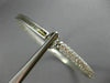 ESTATE WIDE & EXTRA LARGE 8.26CT DIAMOND 14K WHITE GOLD INSIDE OUT HOOP EARRINGS
