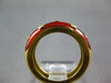 ESTATE .15CT DIAMOND & REED ENAMEL 18KT YELLOW GOLD ETOILE 5MM FUN RING