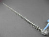 ESTATE 3.0CT ROUND DIAMOND 14KT WHITE GOLD CLASSIC 3 DIMENSIONAL TENNIS BRACELET