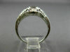 ANTIQUE WIDE .70CT DIAMOND & AAA SAPPHIRE 18KT WHITE GOLD ENGAGEMENT RING 26036