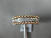 ESTATE .53CT DIAMOND 14KT WHITE & ROSE GOLD 3D MULTI ROW CRISS CROSS LOVE RING